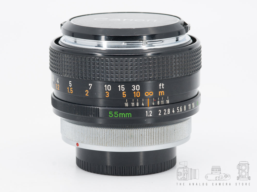 Canon FD 55mm 1.2 chrome nose