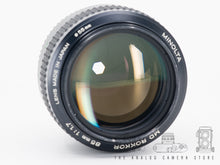 Afbeelding in Gallery-weergave laden, Minolta MD Rokkor 85mm 1.7
