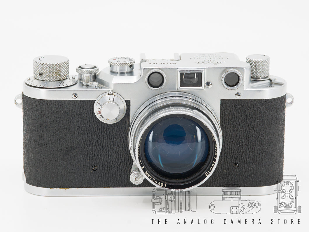 Leica IIIc shark skin + Summitar 50mm 2.0 LTM | READ