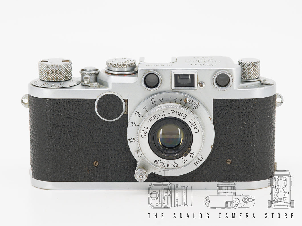 Leica IIF Red Dial + Elmar 50mm 3.5 | READ
