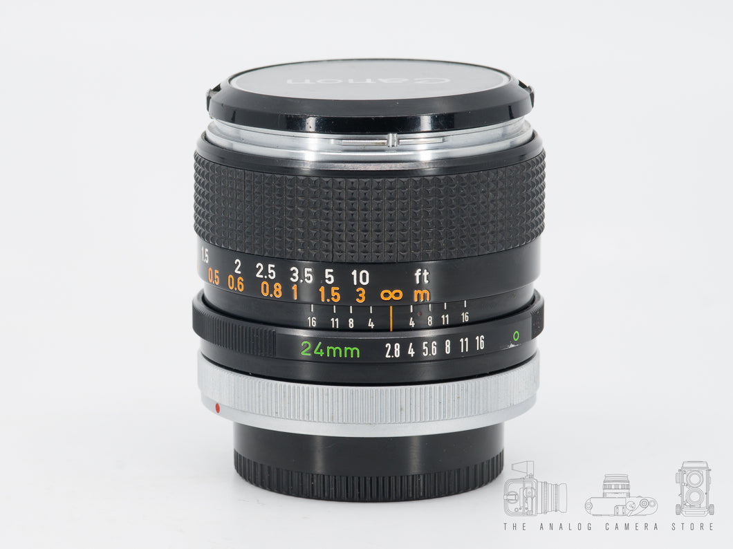Canon FD 24mm 2.8 chrome nose