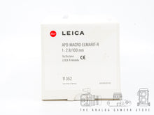 Load image into Gallery viewer, Leica Apo Macro Elmarit-R 100mm 2.8 ROM | BOXED
