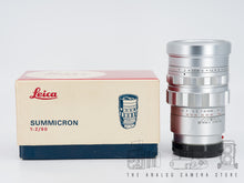 Load image into Gallery viewer, Leica Summicron-M 90mm 2.0 V1 | BOXED | READ
