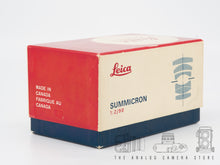 Load image into Gallery viewer, Leica Summicron-M 90mm 2.0 V1 | BOXED | READ
