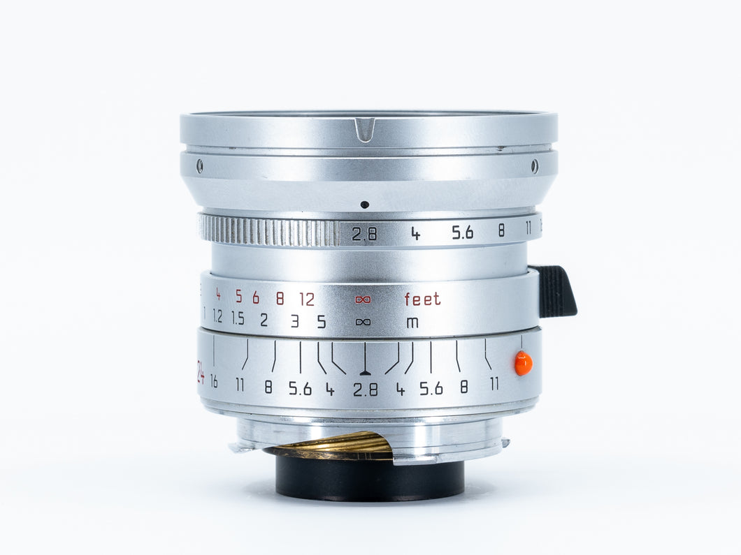 Leica Elmarit-M 24mm 2.8 asph silver