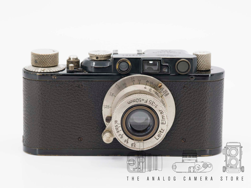 Leica II black paint + Leitz Elmar 50mm 3.5