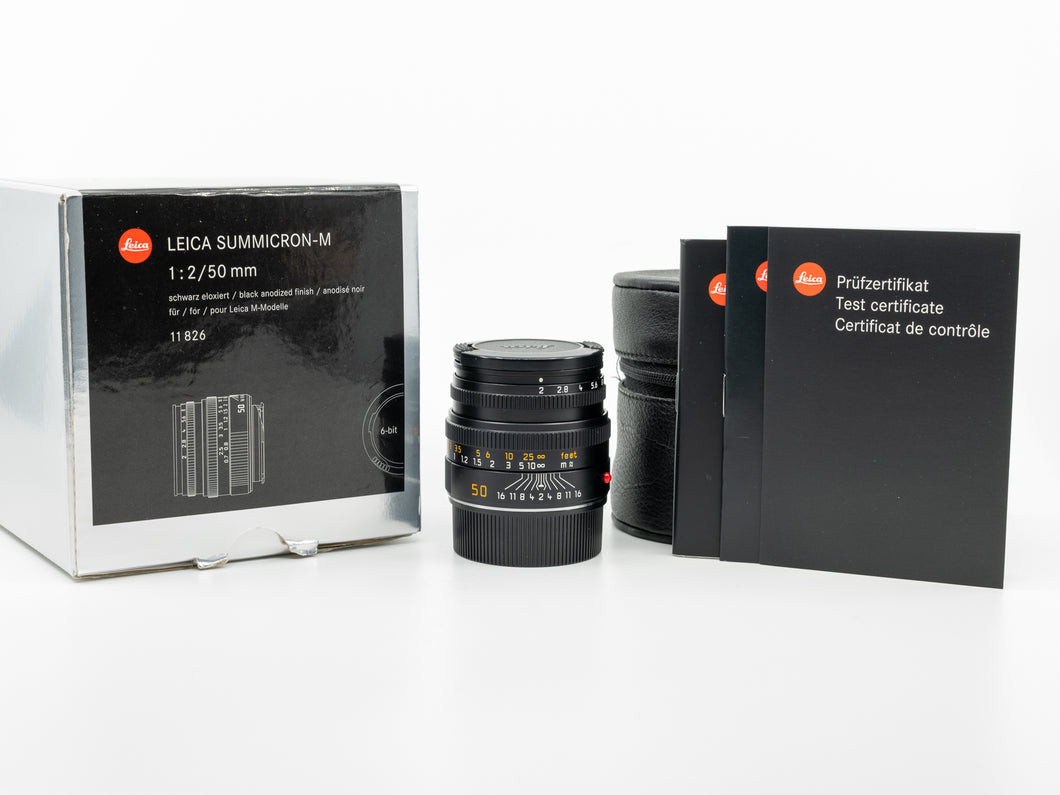 Leica Summicron-M 50mm 2.0 V | 11826 | BOXED